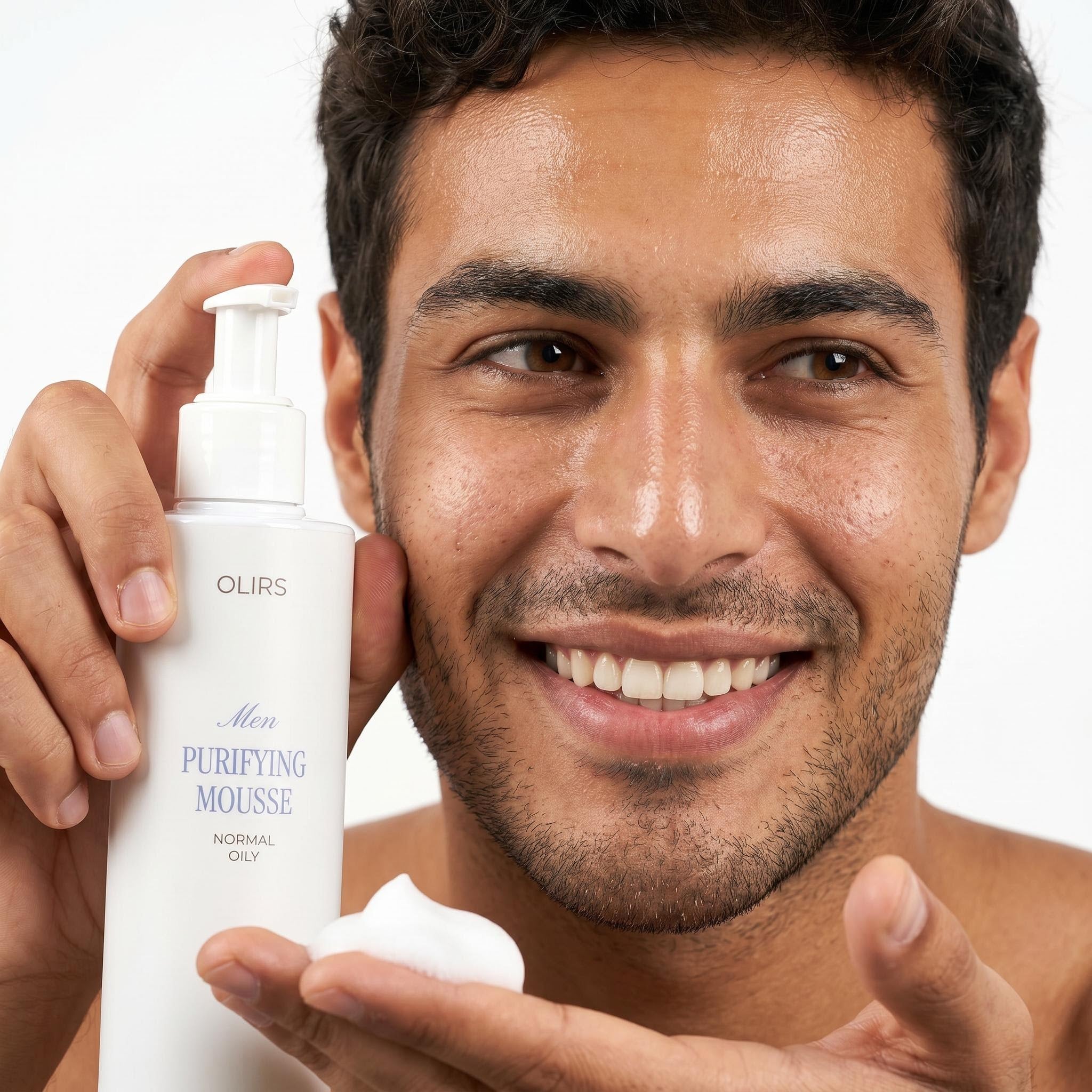 Daily Purifying Face Mousse - Character Holding Product | OLIRS Men's Skincare